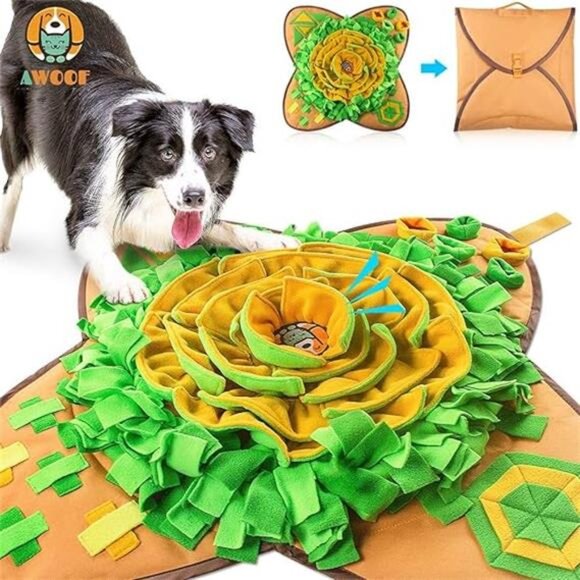 Snuffle Mat Pet Dog Feeding Mat, Durable Interactive Dog puzzle Toys - Picture 7 of 7